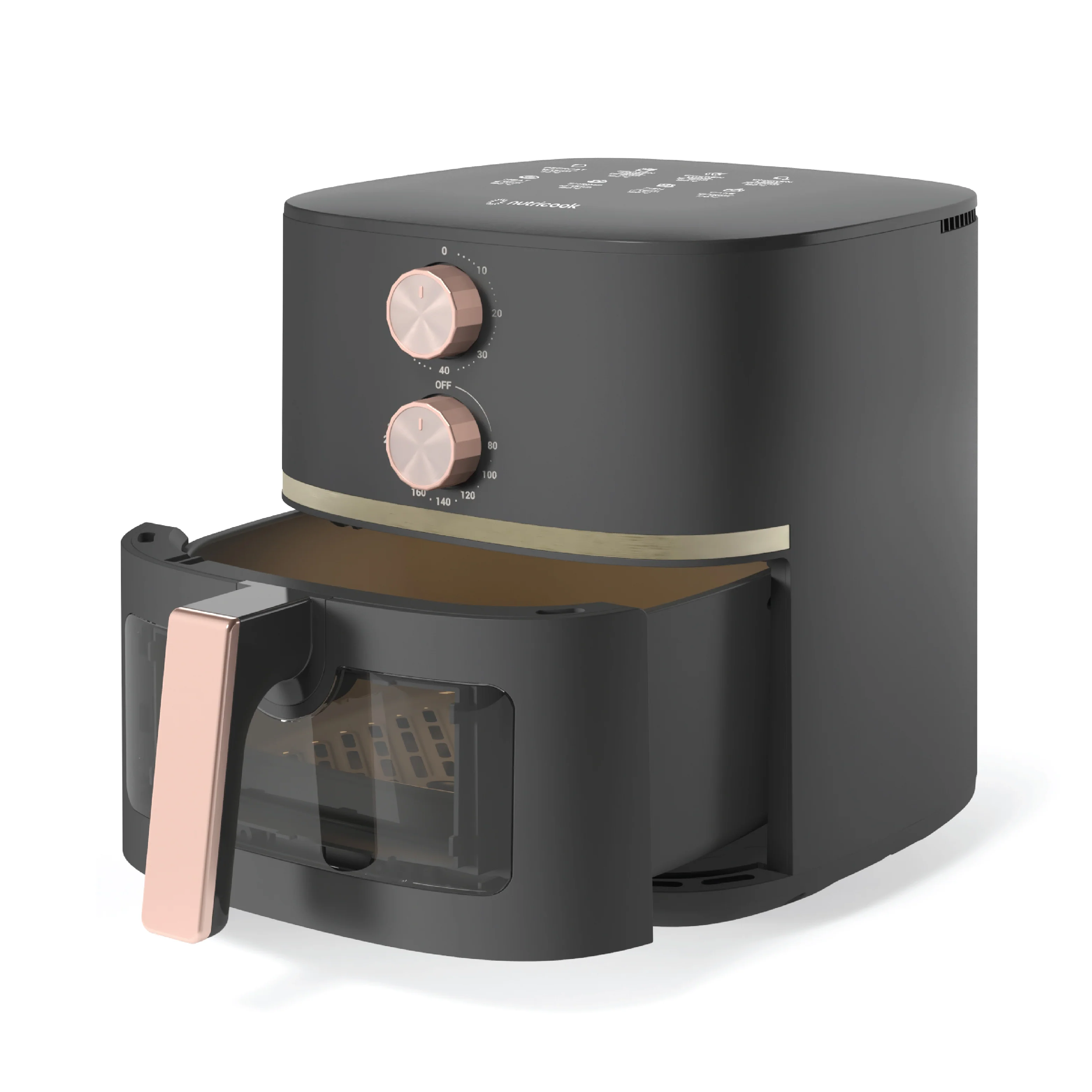 Air Fryer Essentials - Classic Vision 5.2L - Rose Gold Edition - Image 2