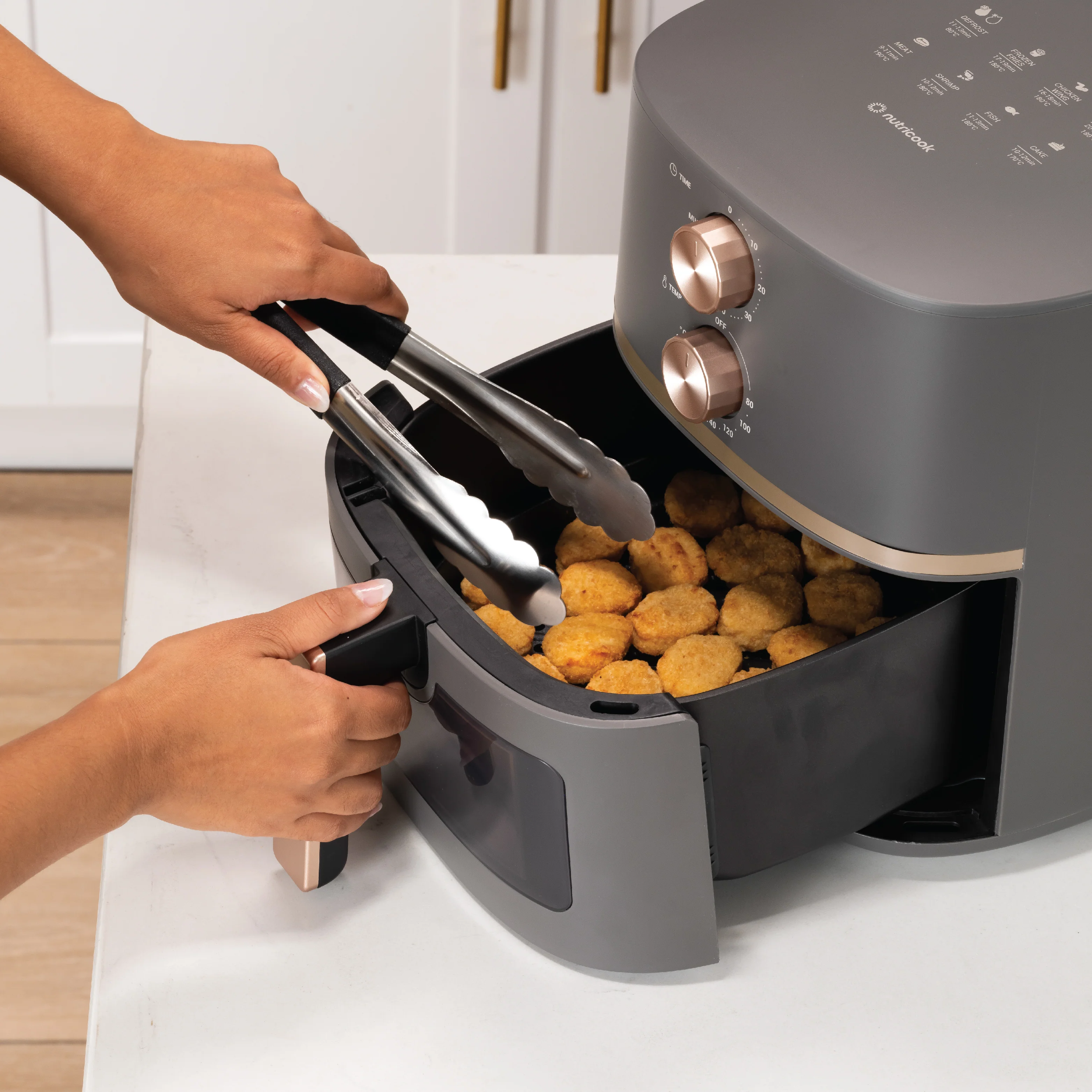 Air Fryer Essentials - Classic Vision 5.2L - Rose Gold Edition - Image 5