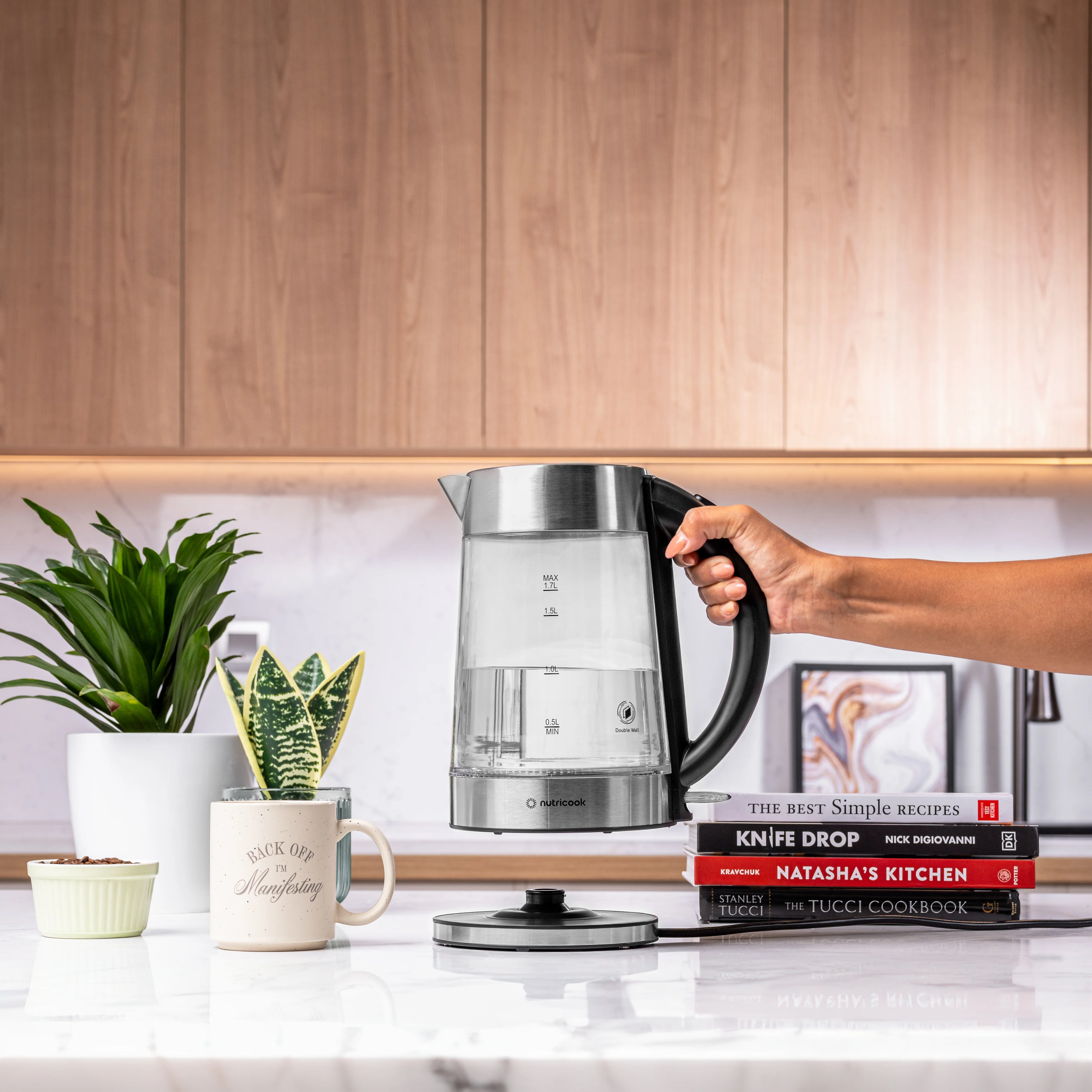 Electric Glass Kettle - 1.7L | Double-Wall Heavy Duty Elite Durability - Image 5