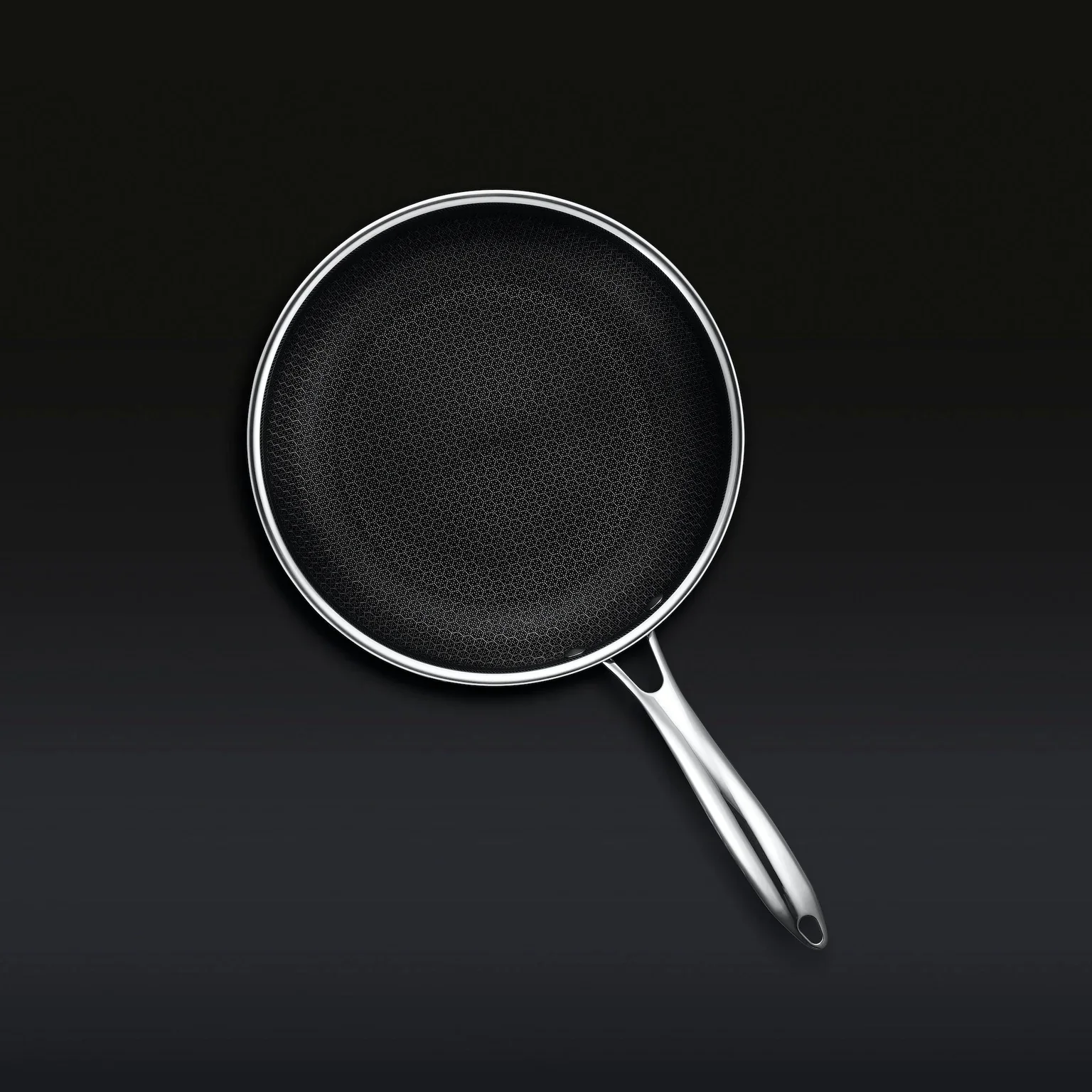Eterna Tri-Ply 24cm Fry Pan with Lid - Image 2