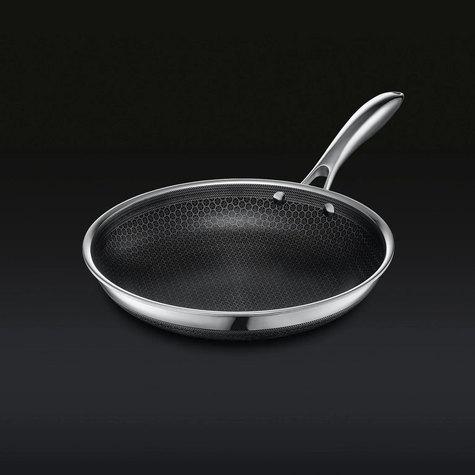 Eterna Tri-Ply 24cm Fry Pan with Lid - Image 4