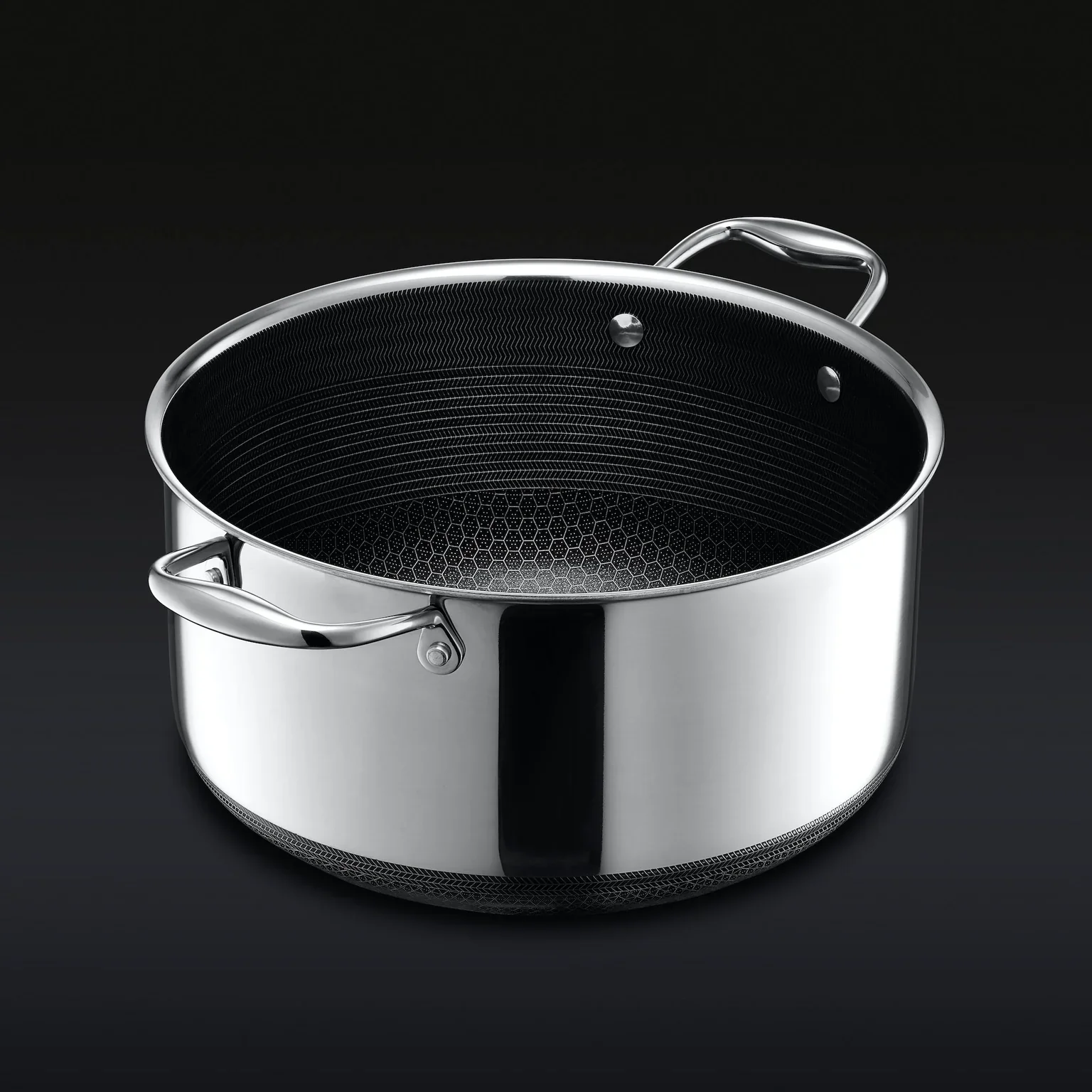 Eterna Tri-Ply 20cm Casserole with Lid - Image 2