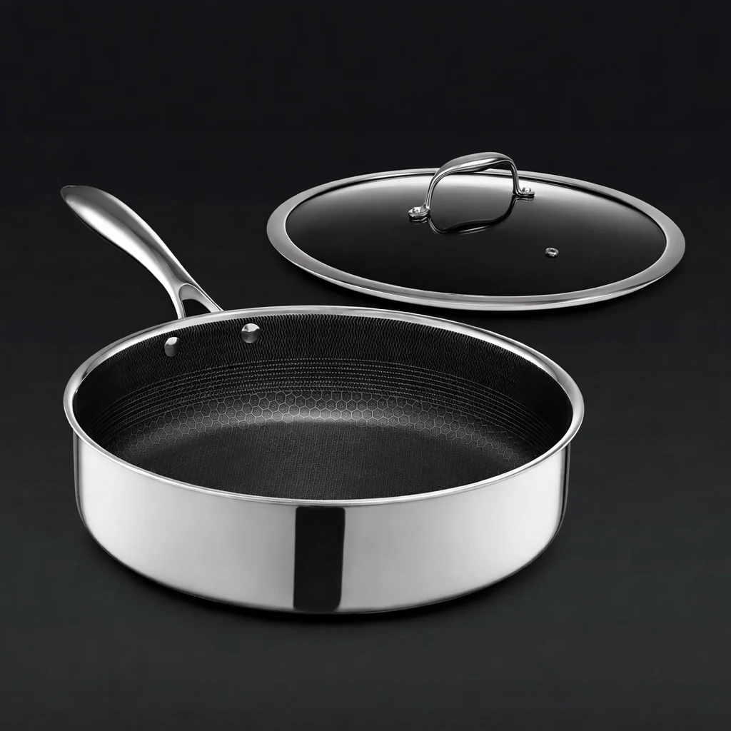 Eterna Tri-Ply 28cm Deep Pan with Lid
