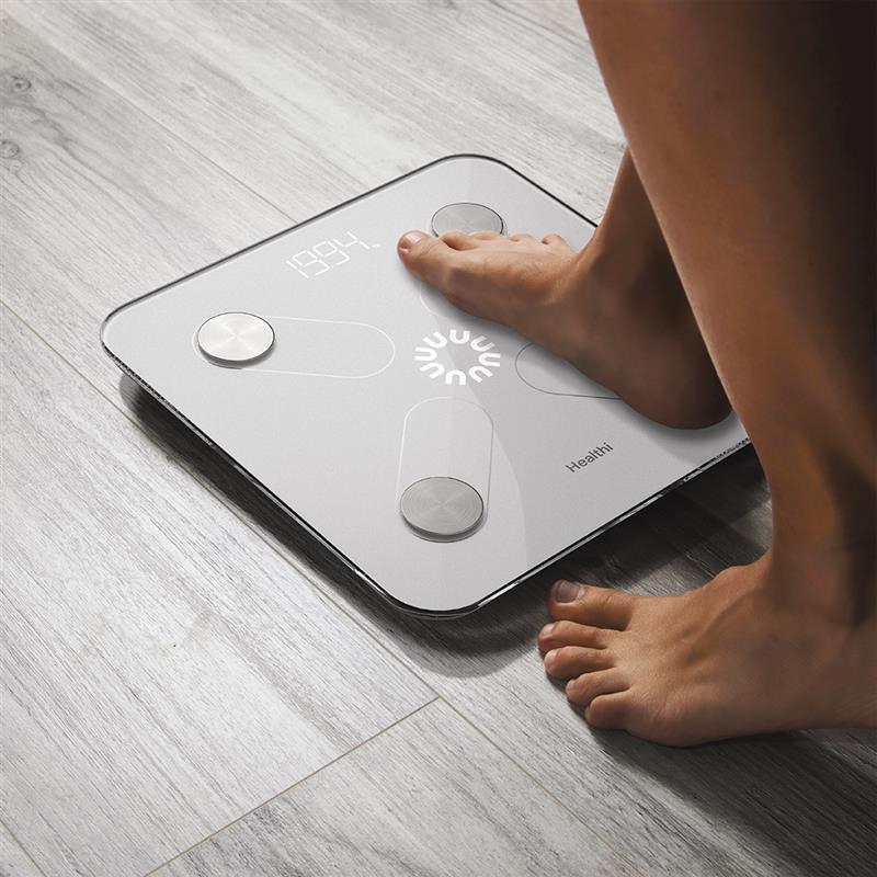 Nutricook Healthi Smart Body Scale – 20 Body Measurements | Fitdays App | 50g Accuracy | Breathing Light - Image 4