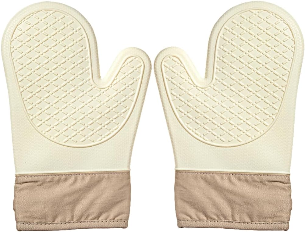 Oven Mitt Glove/s - Silicone Cotton - Image 3